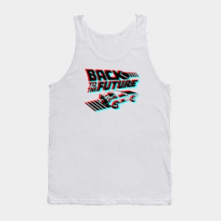 BACK TO THE FUTURE - Retro 3D glasses style Tank Top
